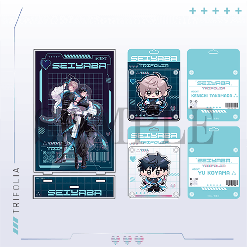 S賞&A賞セット(ジオラマアクリルスタンド&パッケージ風アクリルキーホルダー2種セット)